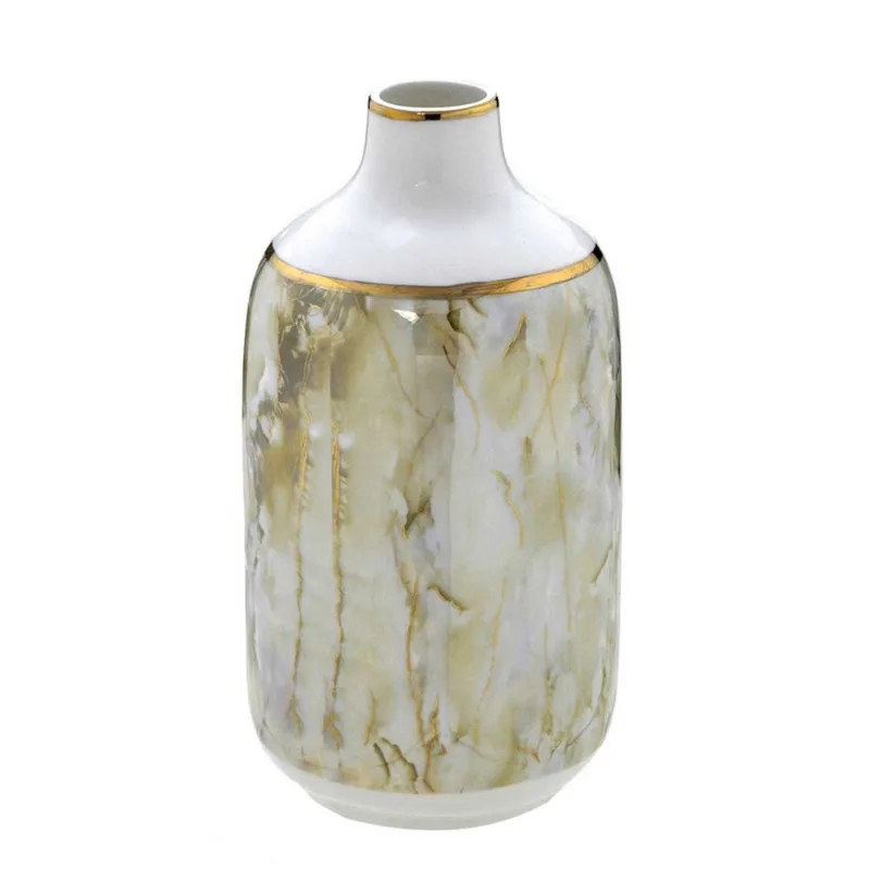 Vaso Decorativo de Cerâmica 13x13x25,8cm Mabruk