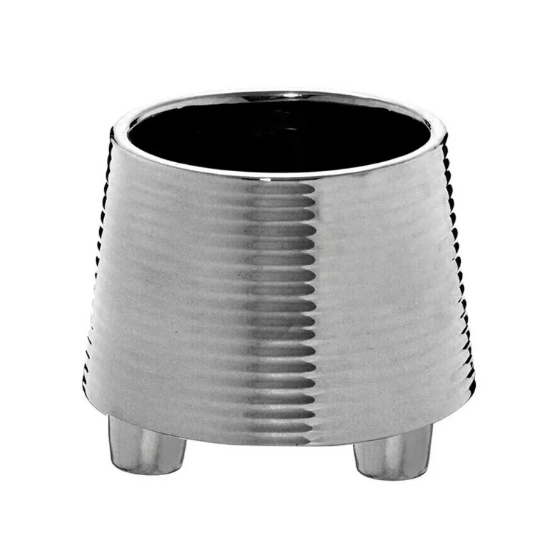 Vaso Decorativo de Cerâmica 11,5x11,5x10cm Mabruk - Mabruk