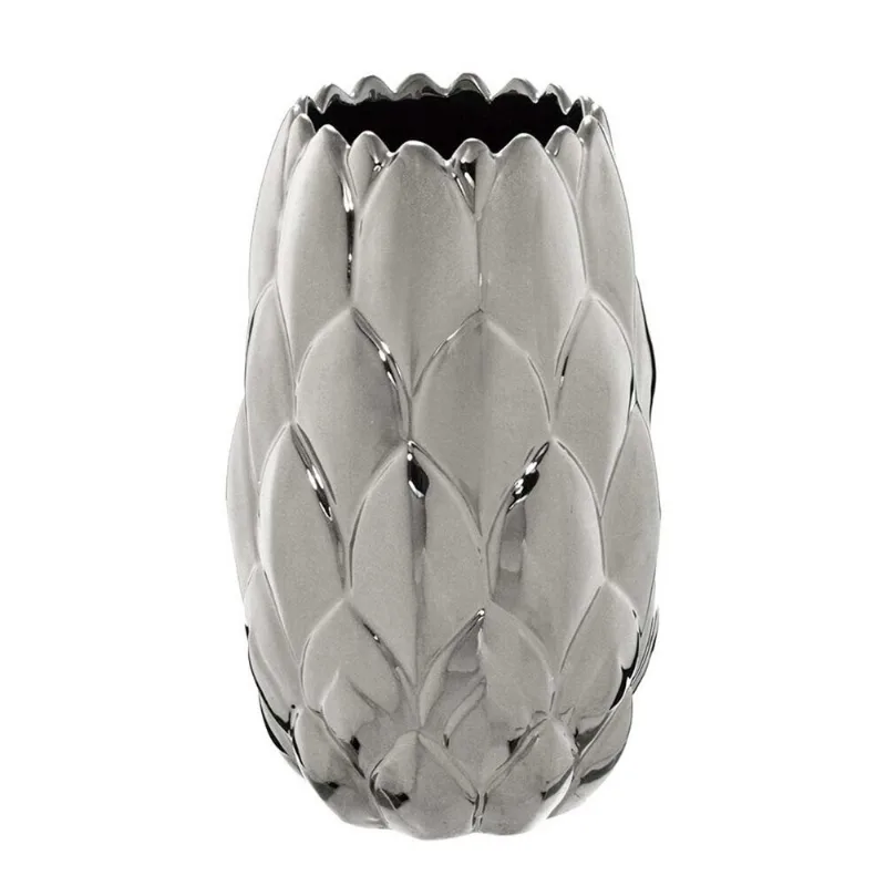 Vaso Decorativo de Cerâmica 17,5x17,5x28cm Mabruk - Mabruk
