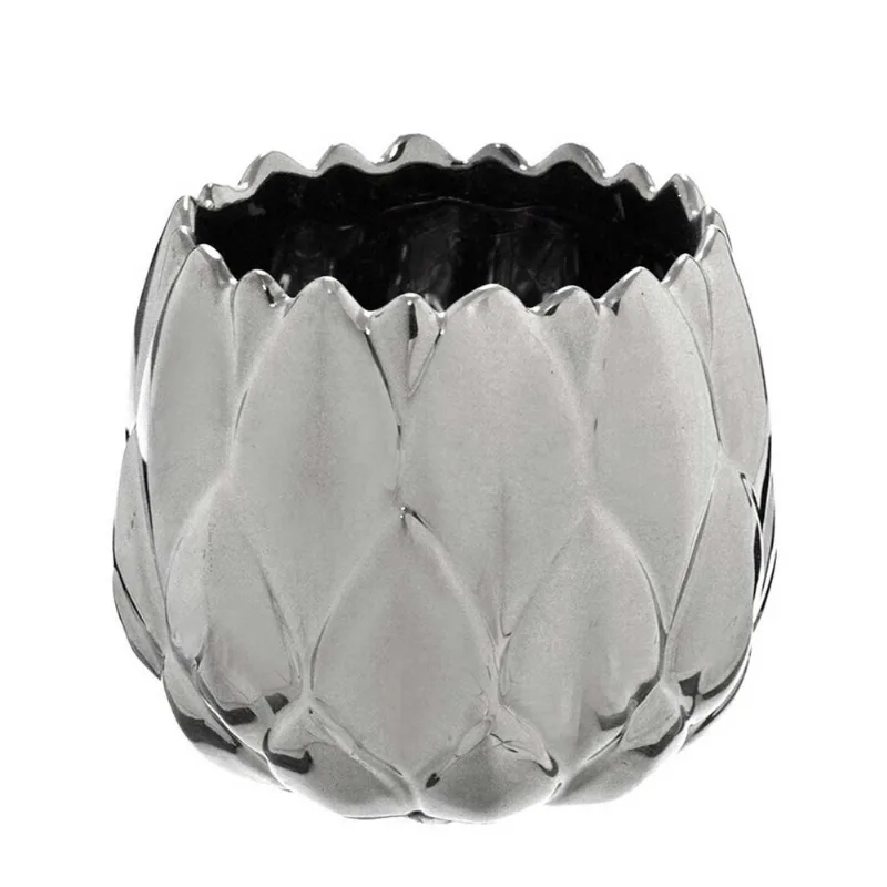 Vaso Decorativo de Cerâmica 11,5x11,5x10cm Mabruk - Mabruk