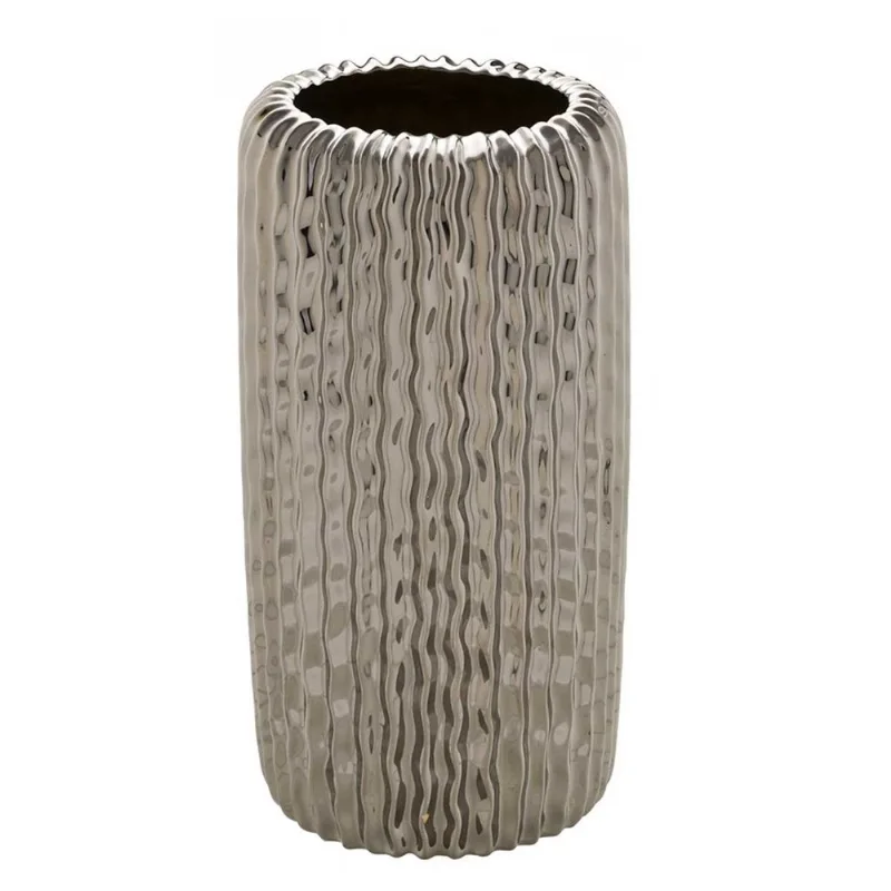 Vaso Decorativo de Cerâmica 16x16x30cm Mabruk - Mabruk