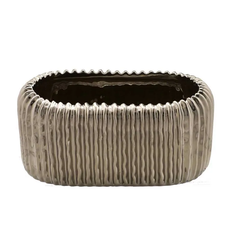 Vaso Decorativo de Cerâmica 21,5x14x10cm Mabruk