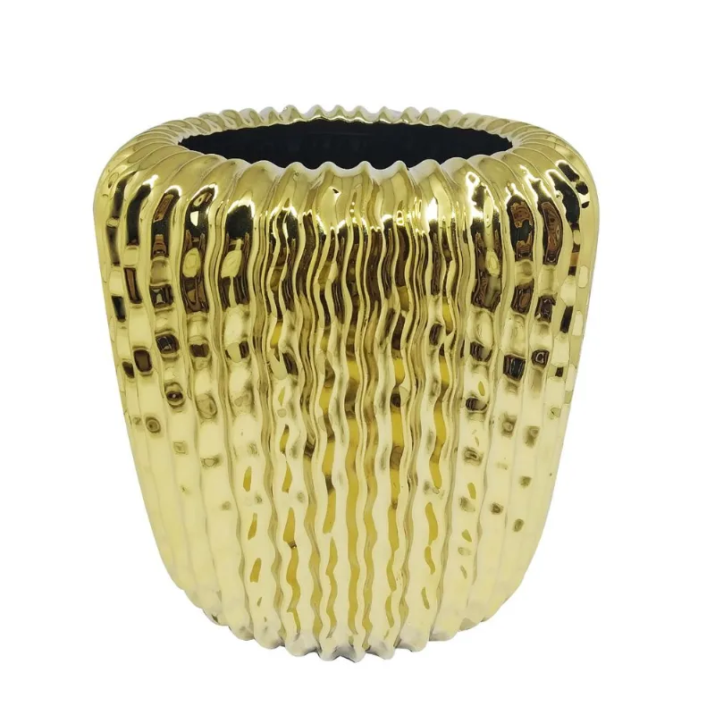 Vaso Decorativo de Cerâmica 21,5x21,5x21cm Mabruk