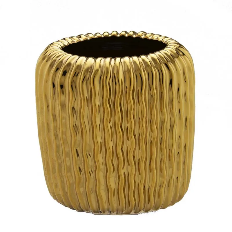 Vaso Decorativo de Cerâmica 12x12x12cm Mabruk