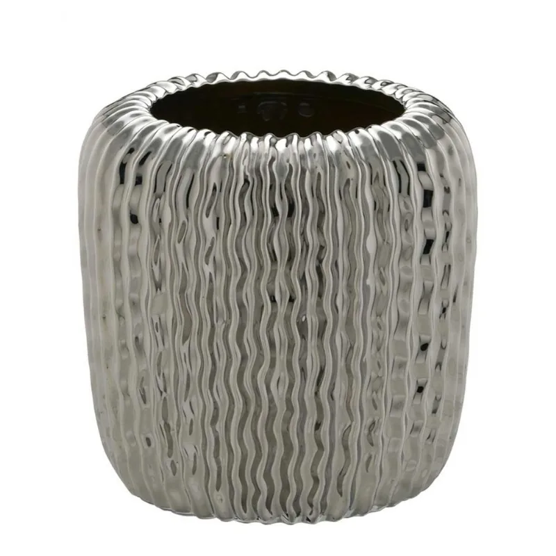 Vaso Decorativo de Cerâmica 17x17x17cm Mabruk - Mabruk