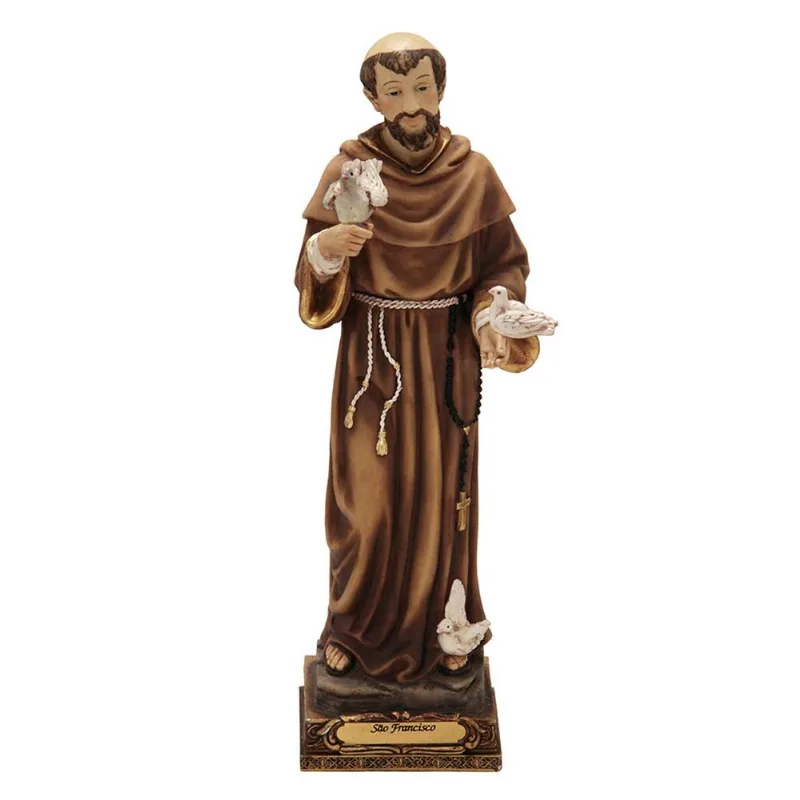 São Francisco Decorativo 13cm em Resina Mabruk - Mabruk