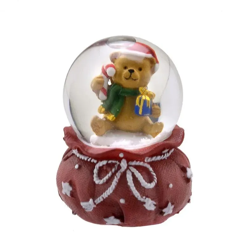 BOLA AGUA URSO RESINA 7CM