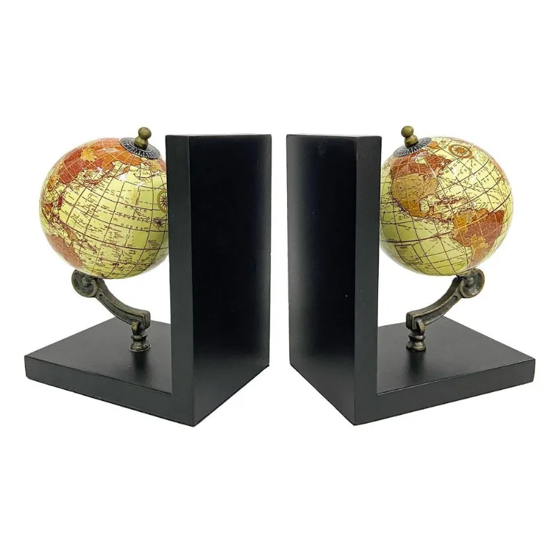 Suporte Para Livros Globo Terrestre Decoração 15x10x18cm