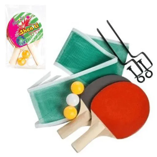 Jogo Completo Tenis De Mesa Ping Pong Raquete Bolinha Rede - Mafua Info