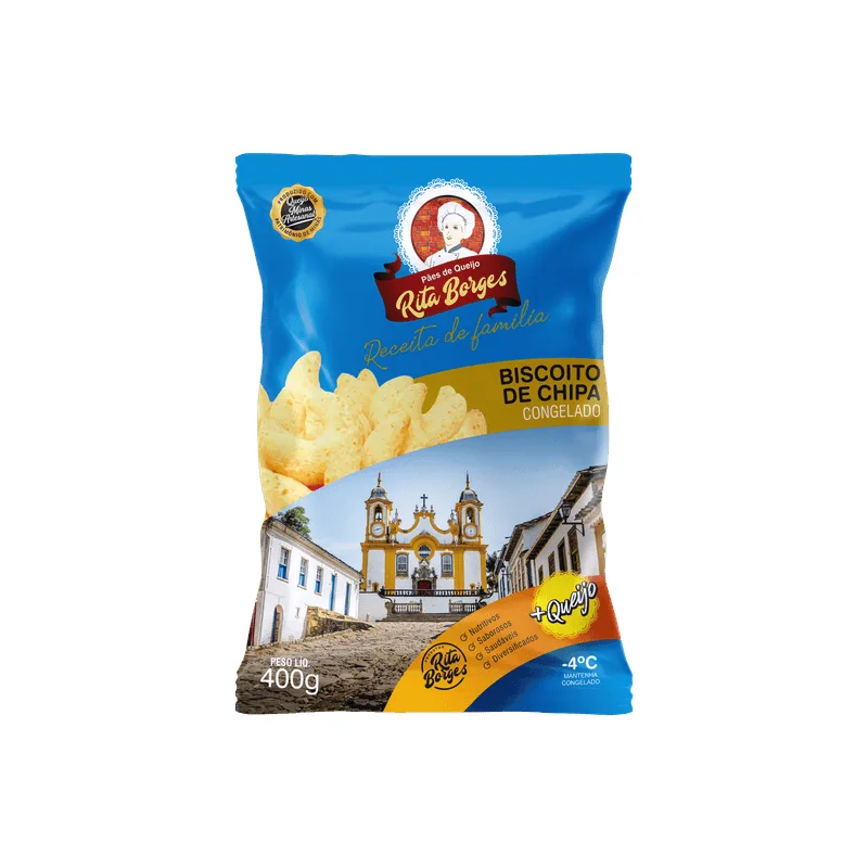 BISCOITO CHIPA RITA BORGES 400G
