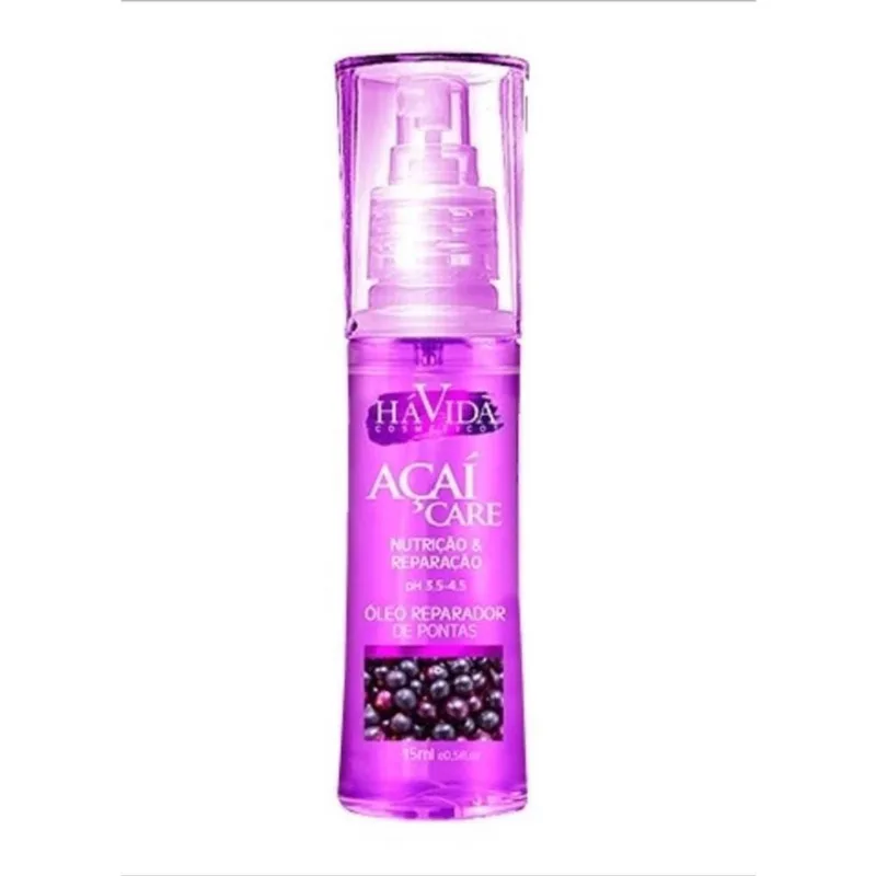 Óleo Reparador De Pontas Açai Care 45Ml