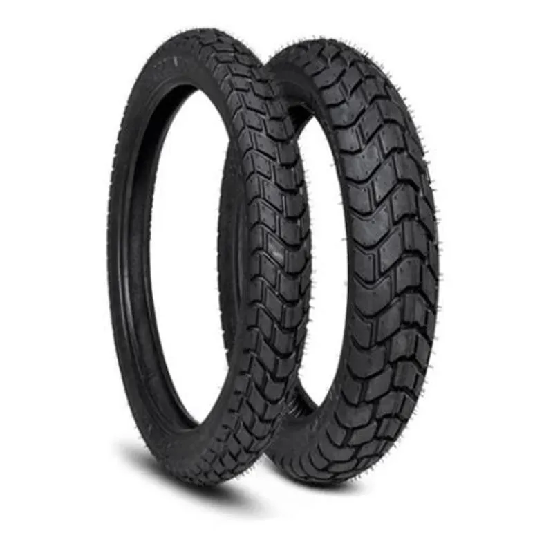 Kit 2 Pneus Moto Diant. 90/90-21 Tras. 120/80-18 Tornado Xre