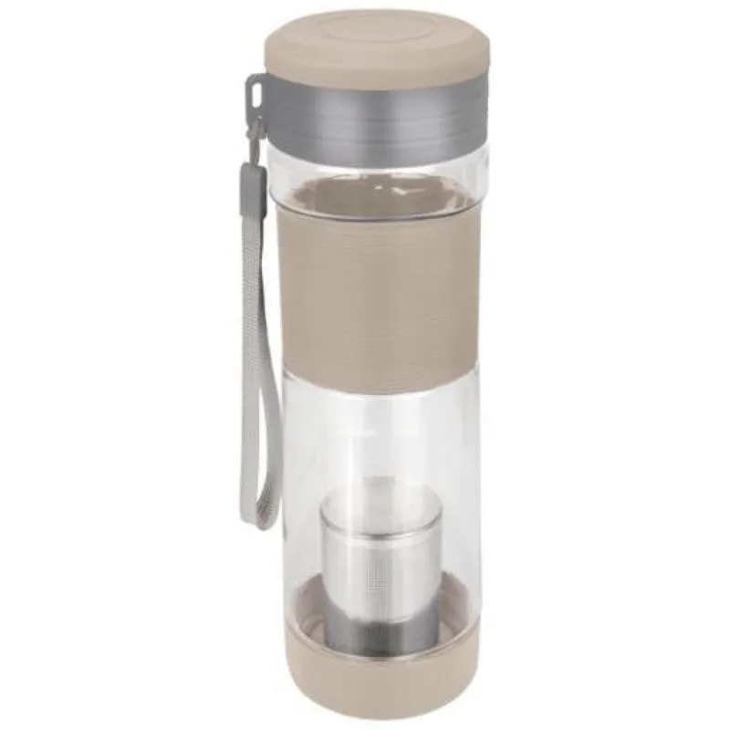 Garrafa Infusora De Cha Agua Suco Detox Com Alça 550ml Mor