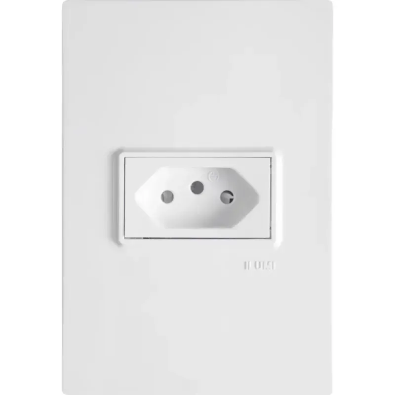 Tomada 10A 250V Branca Vivaz Ilumi - Ilumi