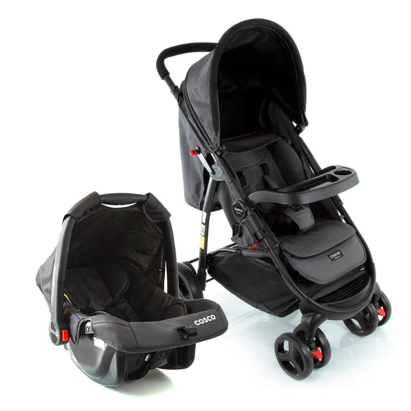 Travel System Nexus Duo Preto Poá