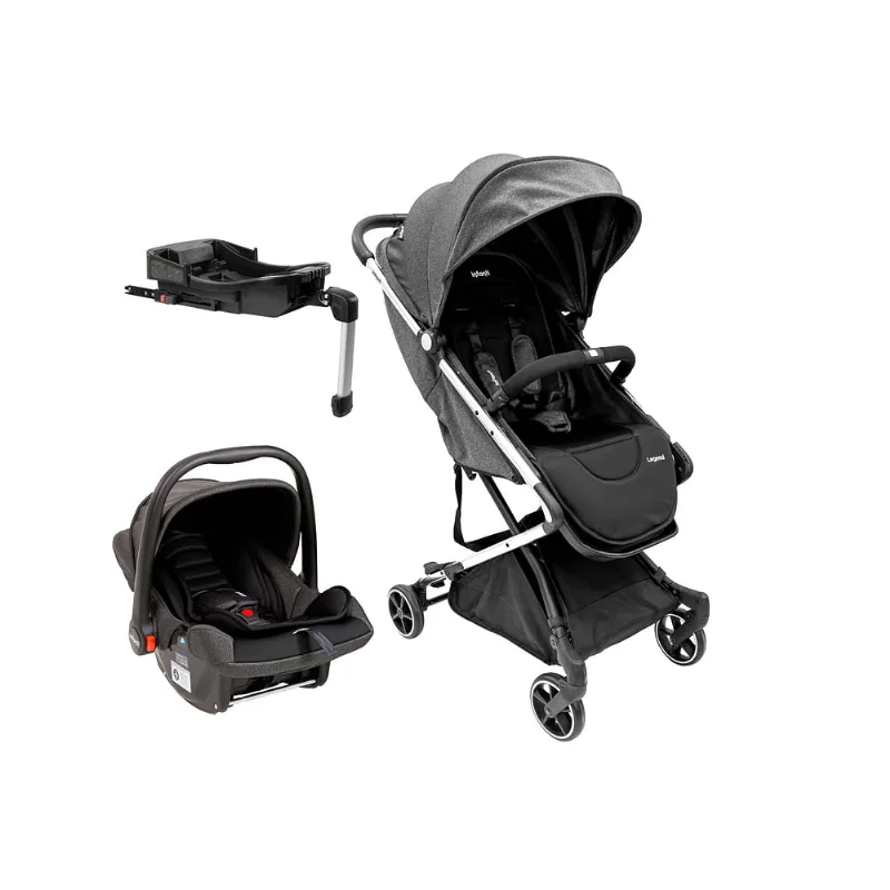 Travel System Legend Zion Trio Isofix Preto Comfort
