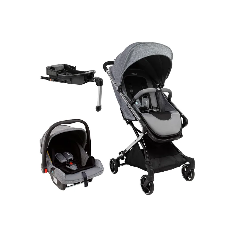 Travel System Legend Zion Trio Isofix Cinza Comfort