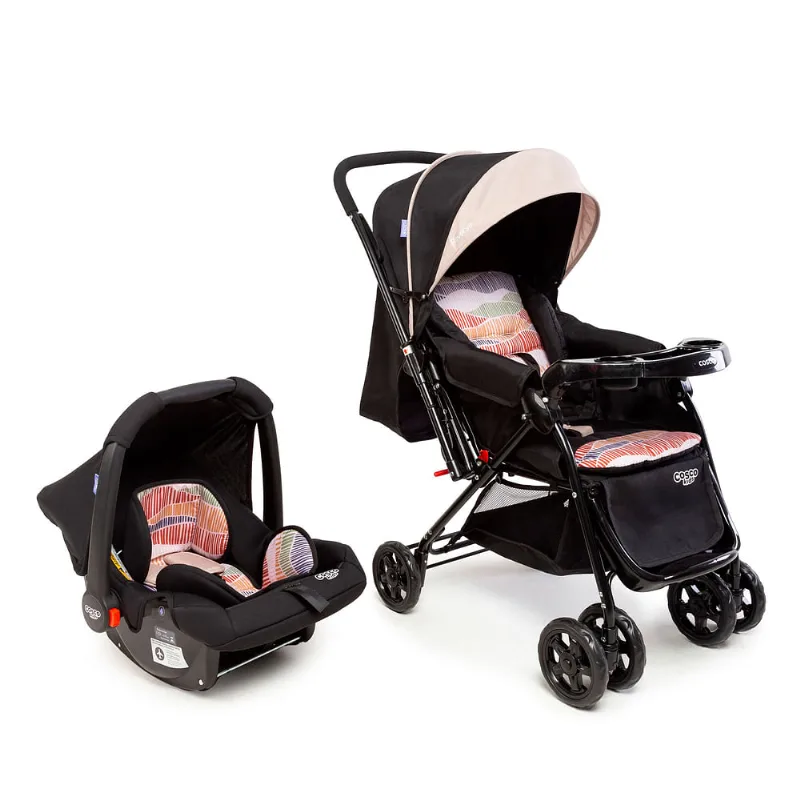 Travel System Reverse Duo Bege Onda