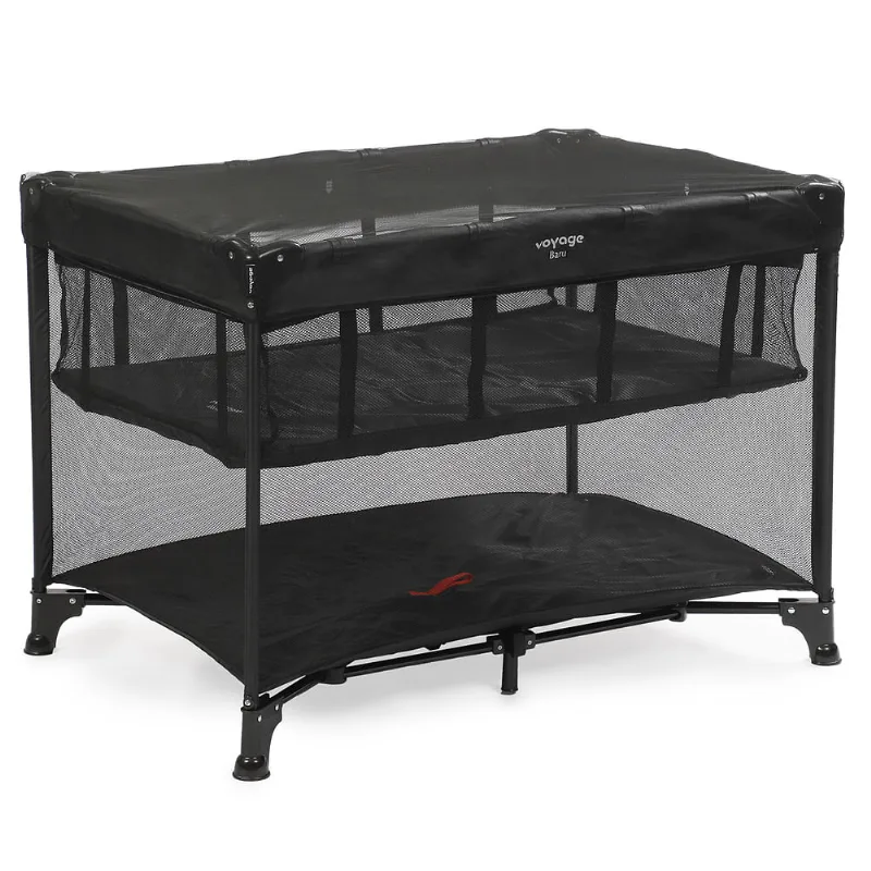 Berço Portátil Baru Preto Liso