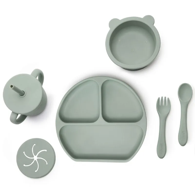 Kit Alimentação em Silicone Piccolo Verde