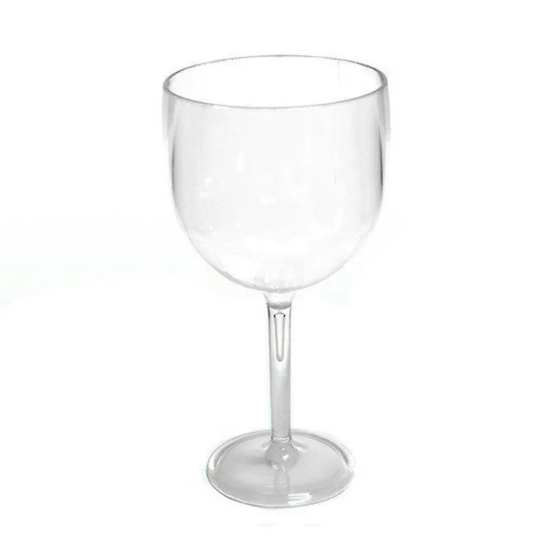 Kit 4 Taça Gin Em Acrílico Resistente 550 Ml