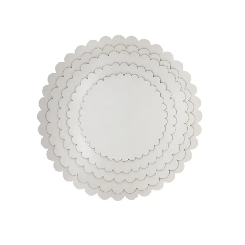 Cake Board - Babado - 20x20 Cm - 5 Unidades