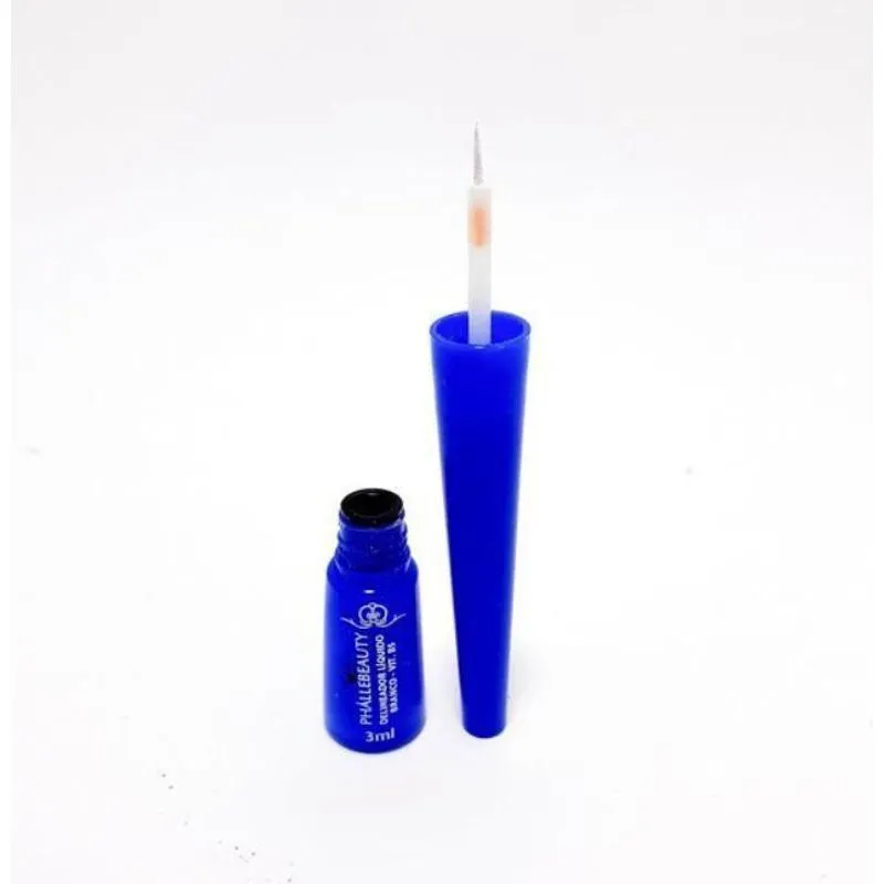 Delineador Líquido Branco Matte 3 Ml - Phallebeauty