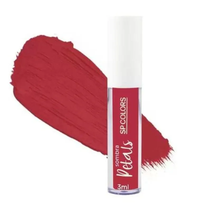 Sombra Líquida Petals Vermelho Cor 02 Sp Colors 3ml