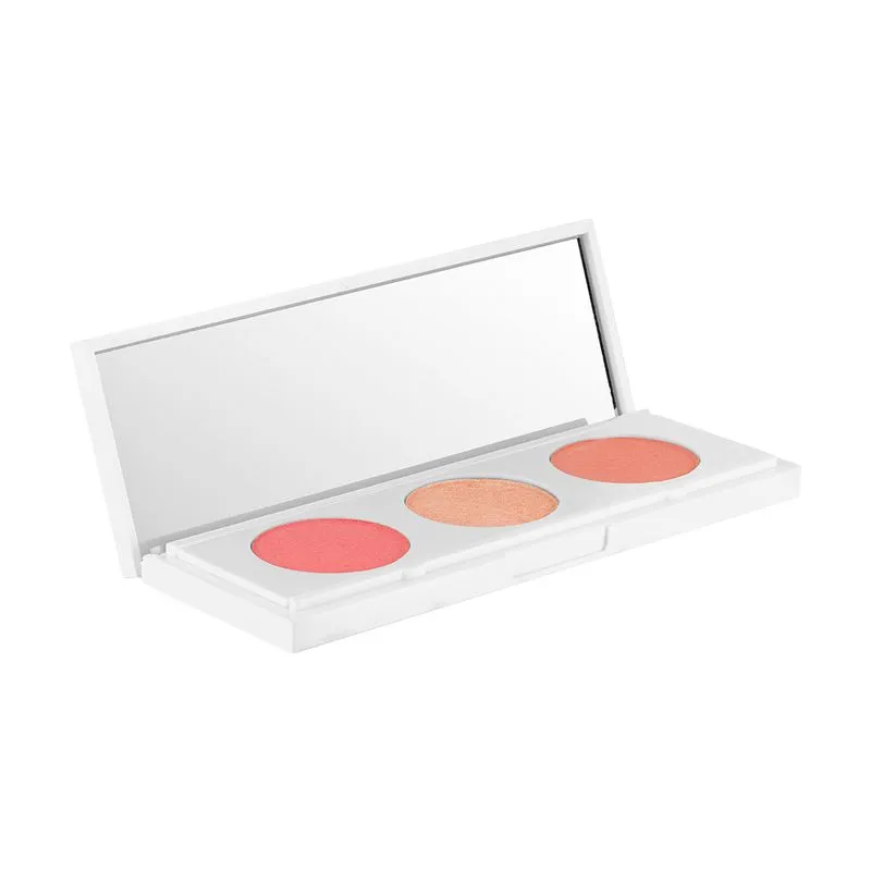 Paleta Sunset Trio Blush e Iluminador Attractive Colors Pool Party 12g