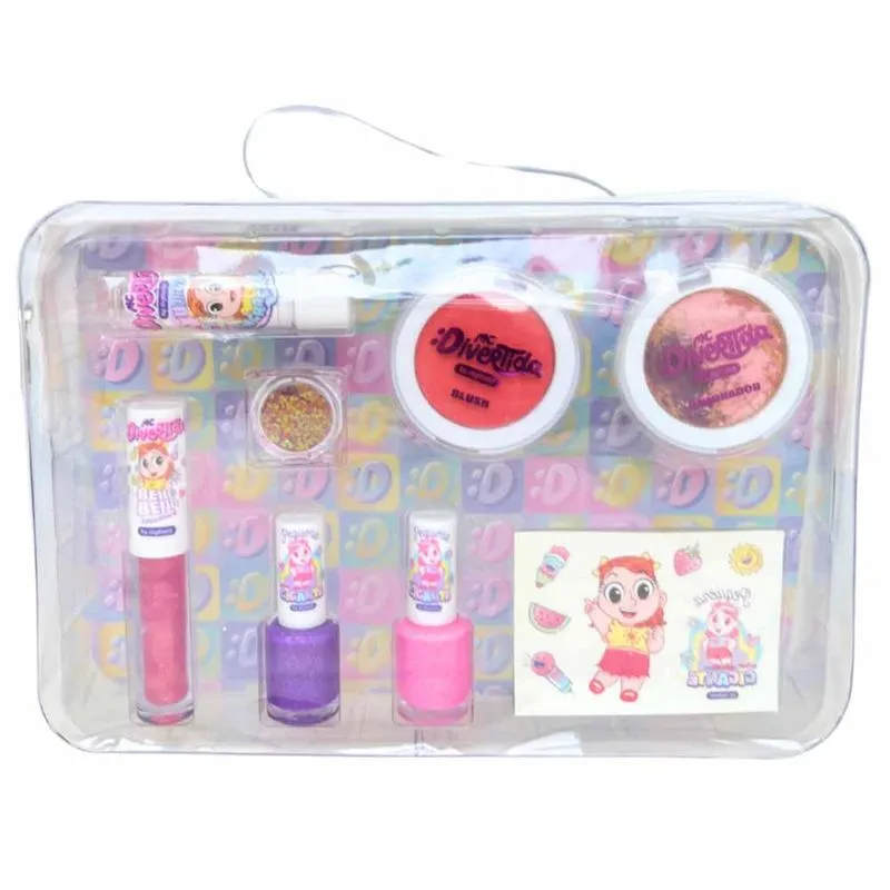 Kit Necessaire MC Divertida by Digibela colorido