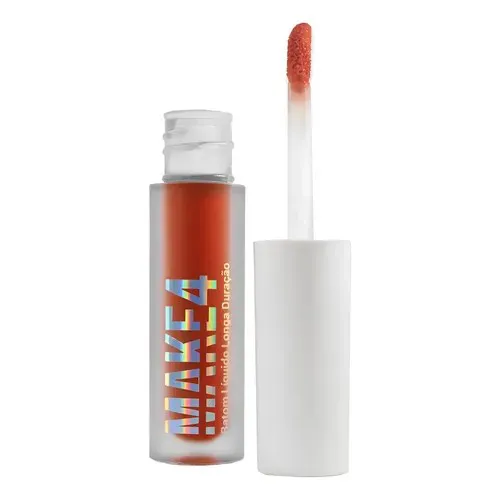 Batom Líquido de Longa Duração Make4 - Cor 6 4ml