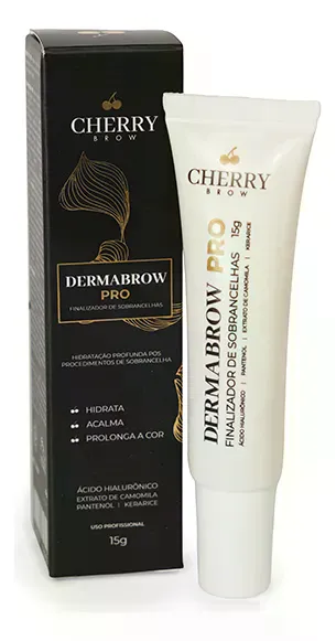 Dermabrow Pro Cherry Lash 15g Finalizador para Sobrancelhas