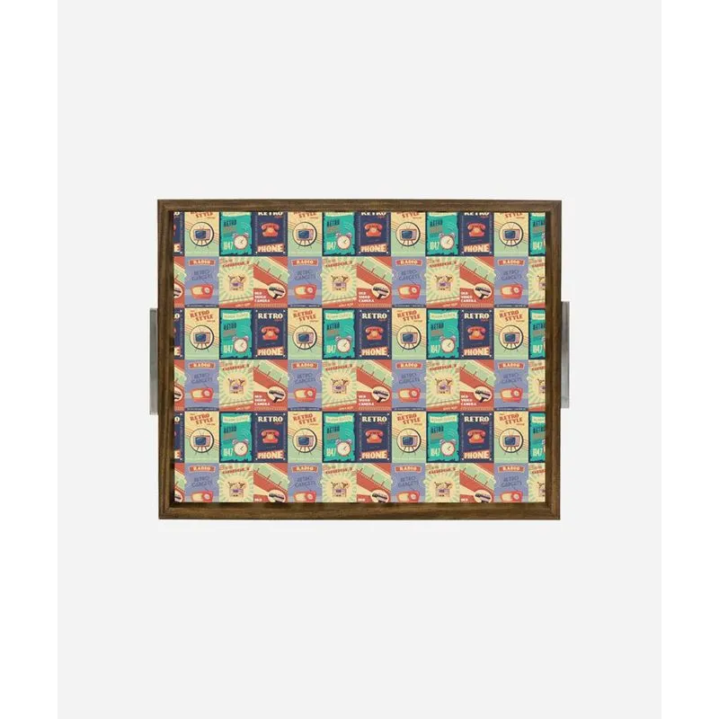Bandeja Estampada 30x37 - Retro Gadgets