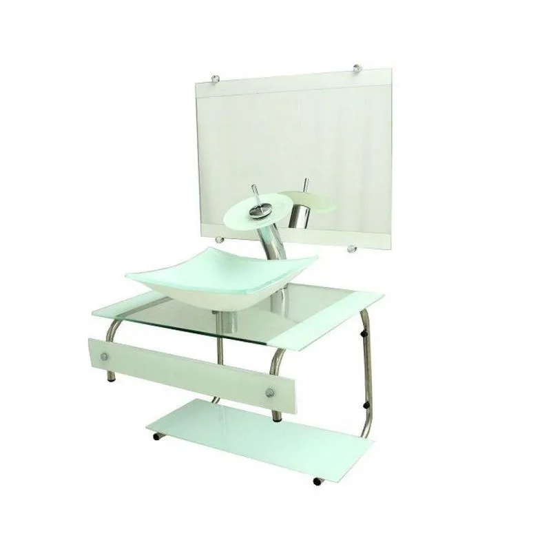 Gabinete De Vidro Escócia 45cm It Inox Branco Ek