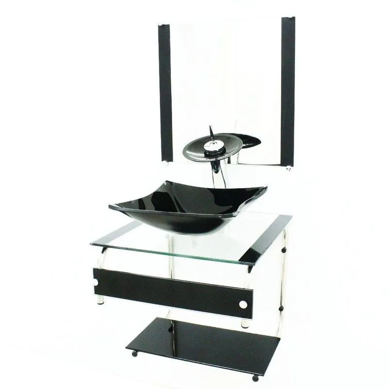 Gabinete De Vidro Bielorrússia 45cm It Inox Preto Ek