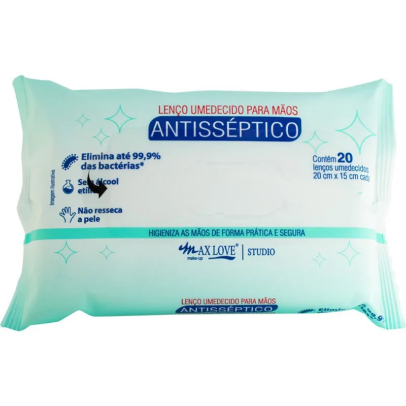 LENÇO PARA MÃOS ANTISSÉPTICO