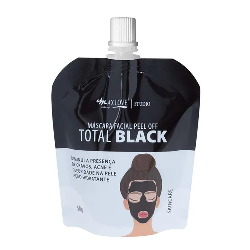 Máscara Facial Peel Off Max Love - Total Black 50g
