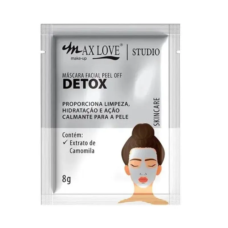 Máscara Facial Detox 8g Max Love