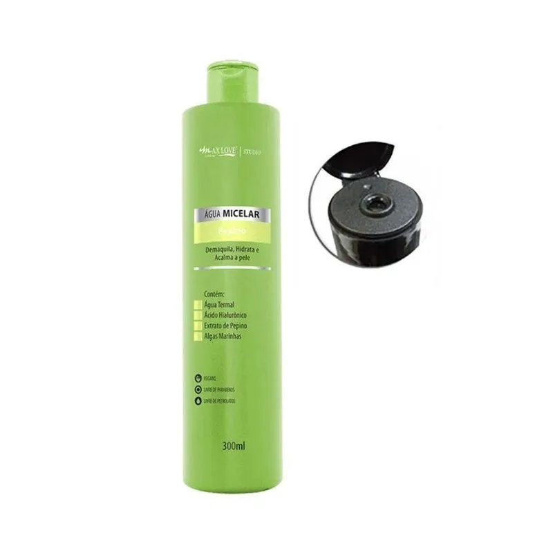 Água Micelar Pepino 300ml - Max Love
