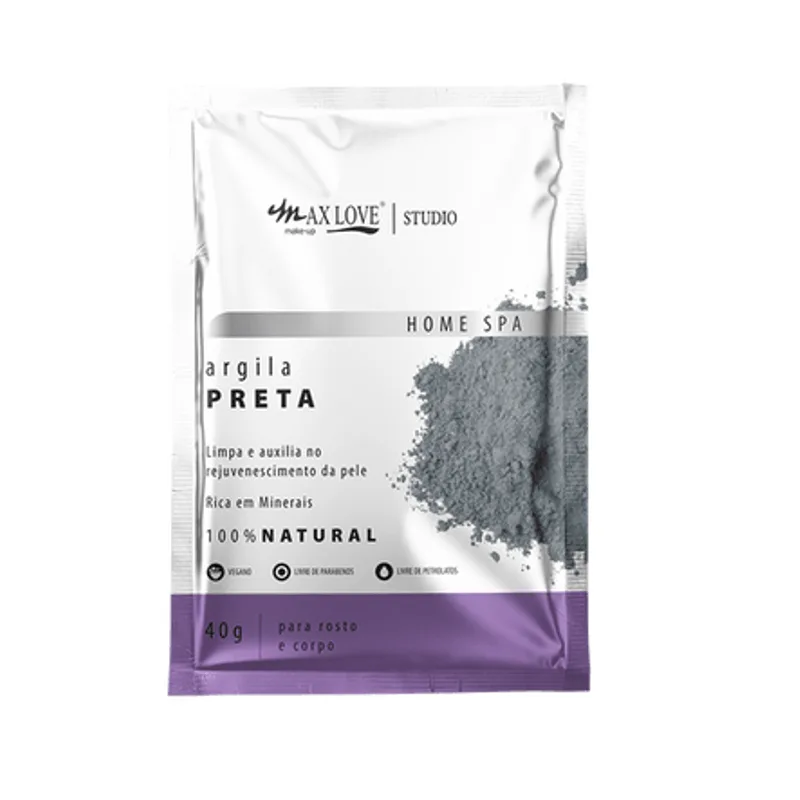 Argila Preta Max Love Vegano 40g