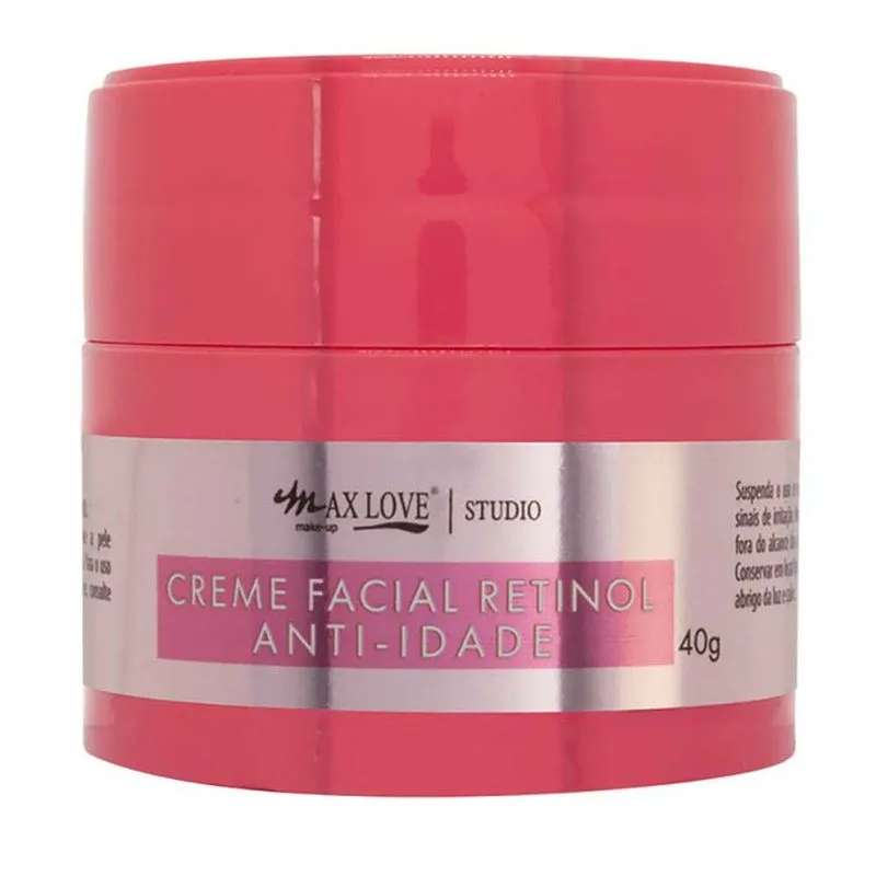 Creme Facial Max Love Retinol 40g
