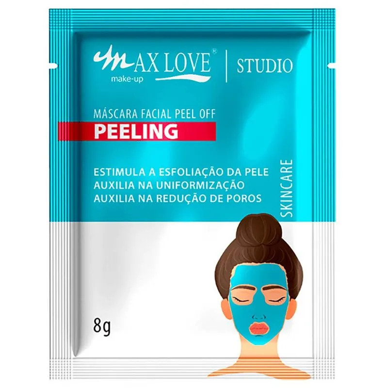 Máscara Facial Peel Off Max Love Sache Peeling 1Un