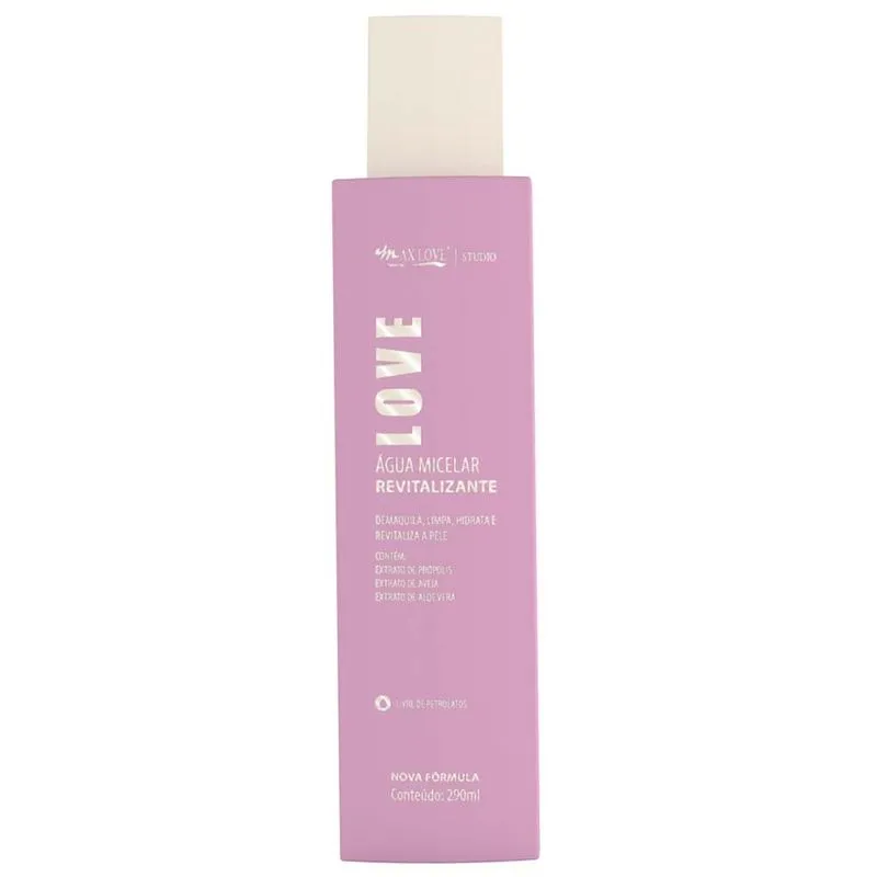 Água Micelar Max Love - Revitalizante 290ml