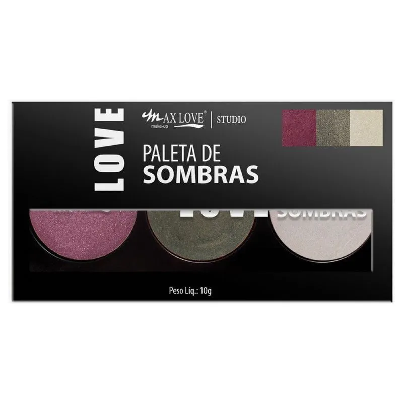 Paleta de Sombras Max Love 10g Cor 4