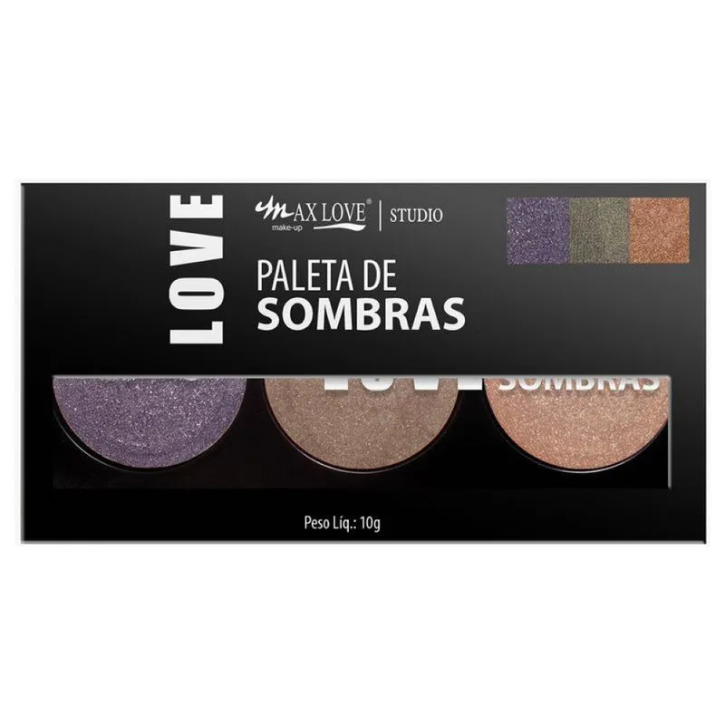 Paleta de Sombras Max Love 10g Cor 5