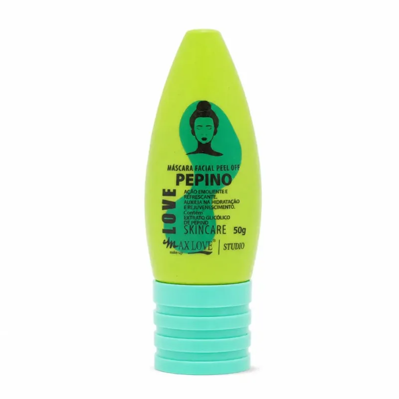 Máscara Facial Peel Off Pepino 50g Max Love