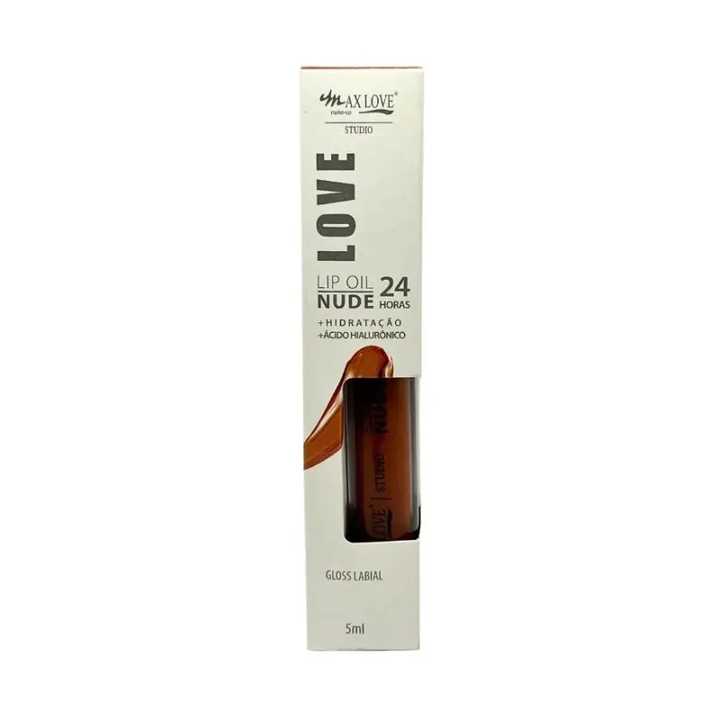 Lip Oil Max Love 5ml 24h Nude Cor 804 - Max Love