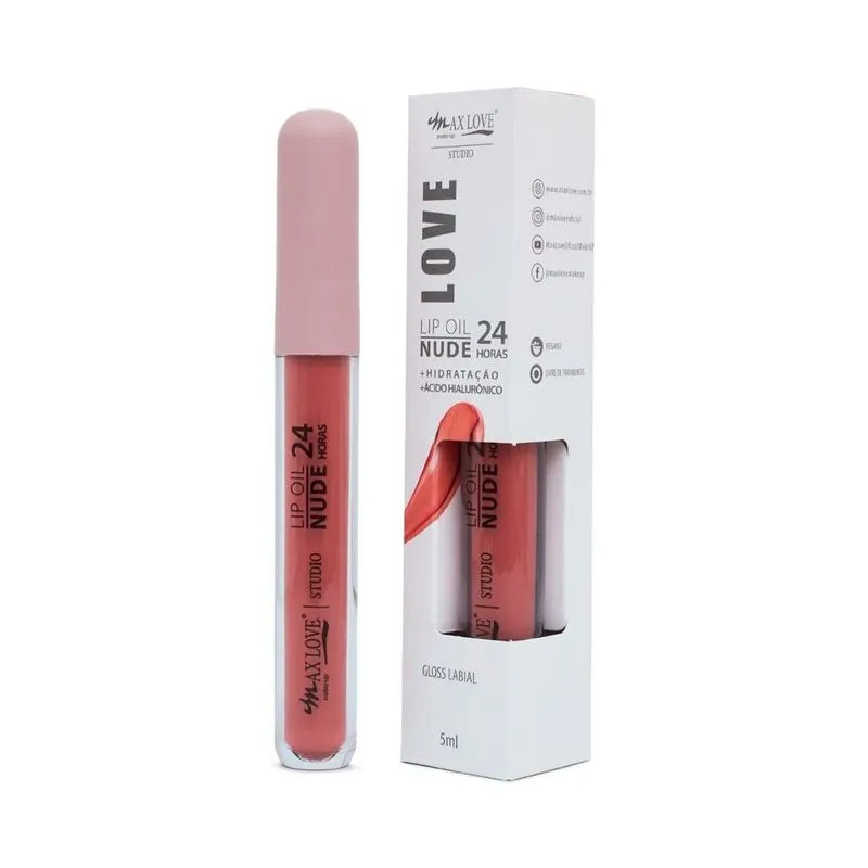 Lip Oil Max Love 24h Nude Cor 807 5ml - Max Love