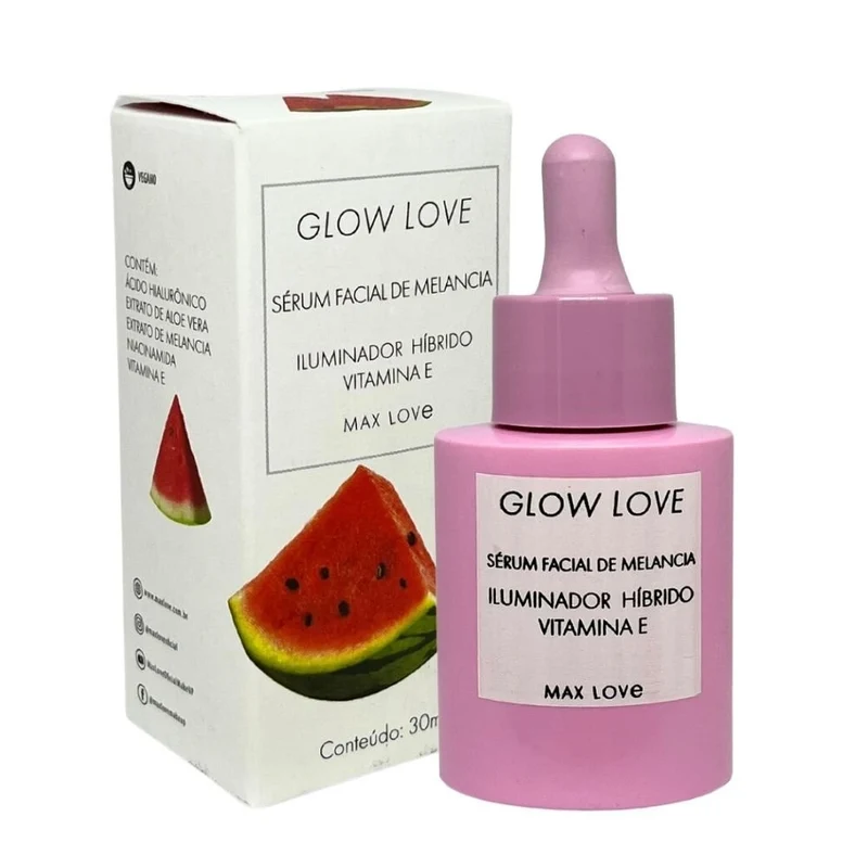 Sérum Glow Love Max Love Melancia 30 ml - Max Love