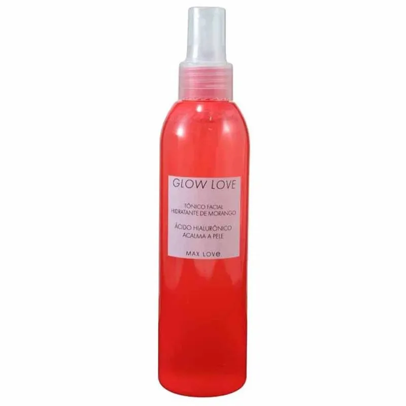 Tônico Facial Hidratante de Morango Max Love Glow Love 200ml
